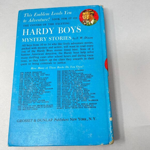 The Hardy Boys Book Lot of 4 Yellow Feather Aztec Warrior‎ Disappearing Floor - Picture 7 of 16